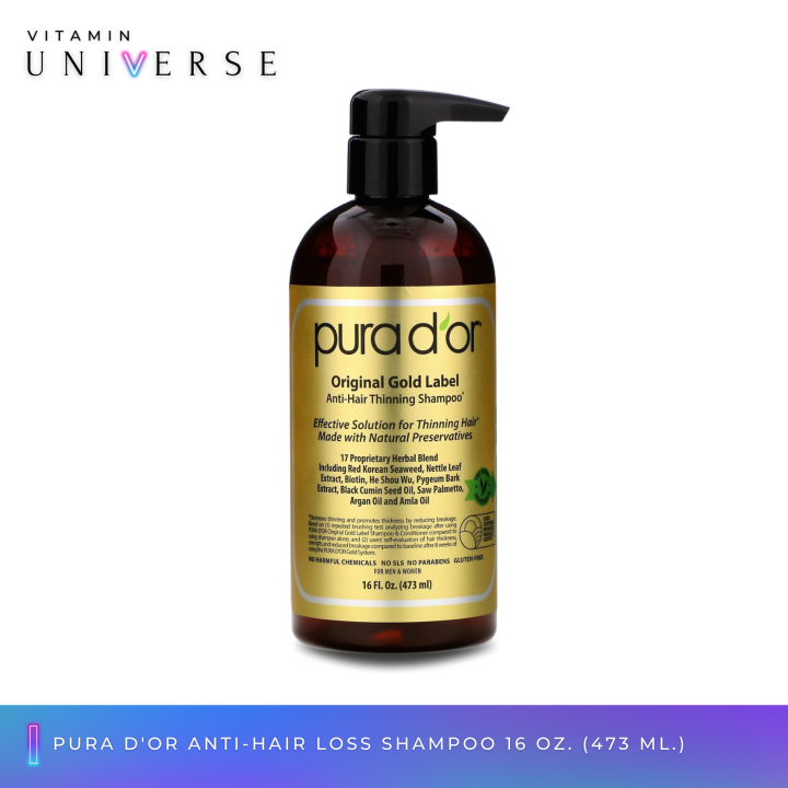 Pura D Or Anti Hair Loss Shampoo Oz Ml No Lazada Co Th