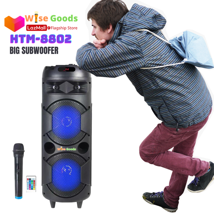 Wise Goods Big Karaoke Trolley Party Bluetooth Speaker With Wireless