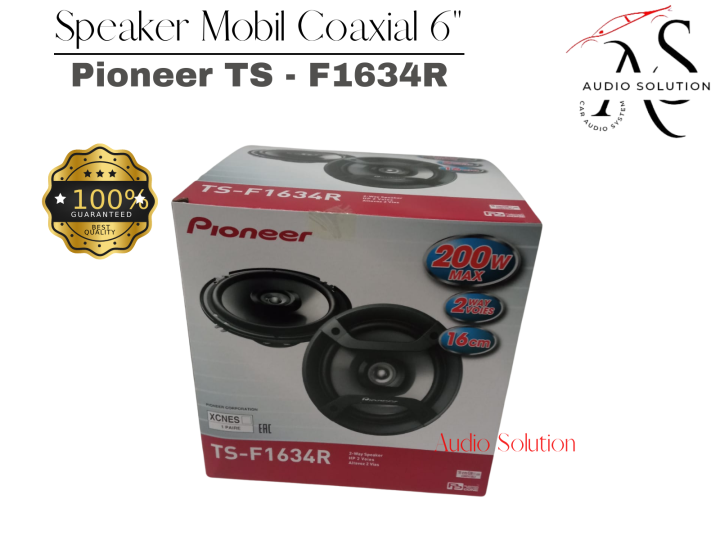 Speaker Coaxial Pioneer 6 5 Inch TS F1634R 2Ways Speaker Pintu Mobil