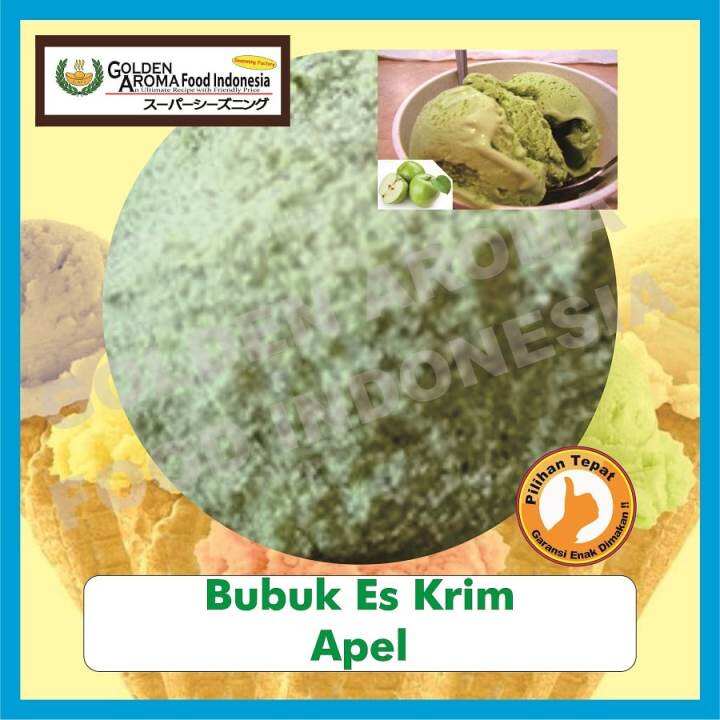 Bubuk Es Krim Rasa Apel 1 Kg L Serbuk Ice Cream Powder Apple 1Kg Kiloan