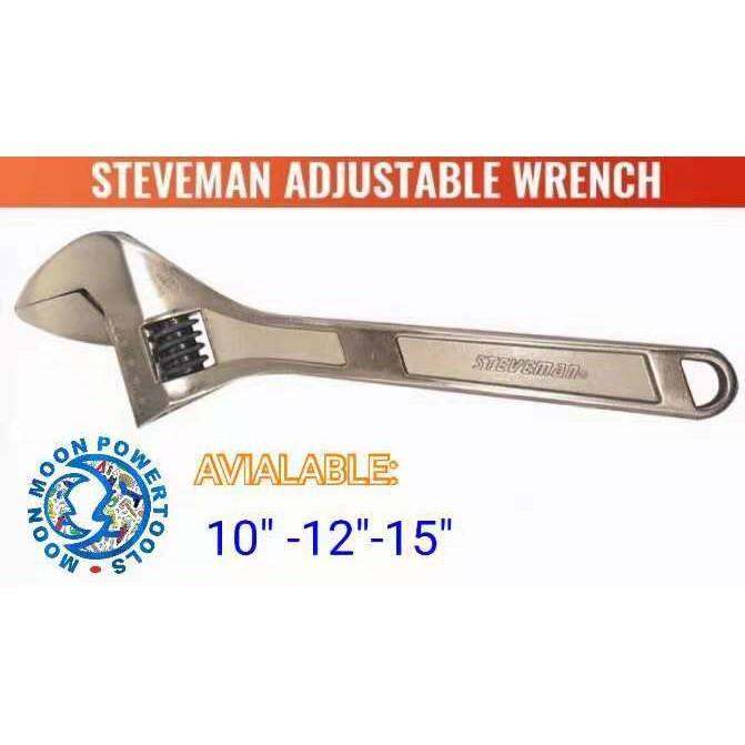 Steveman Hoyoma Adjustable Wrench Heavy Duty Type