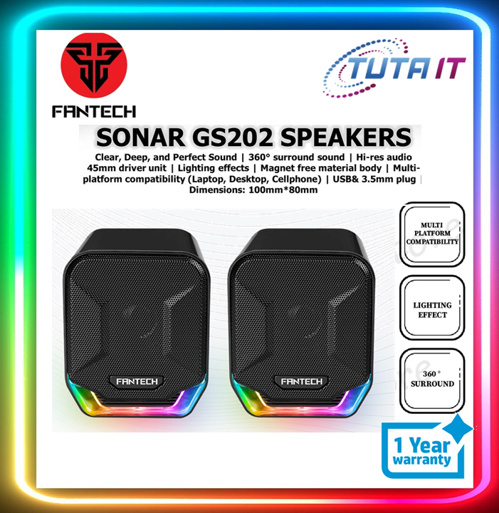 Fantech Gs Sonar Usb Rgb Gaming Speakers Lazada