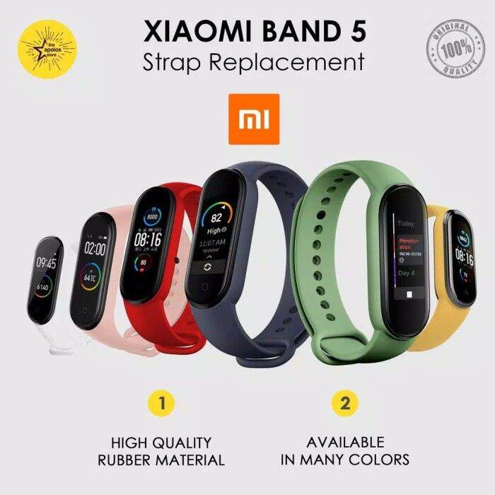 Strap Tali Mi Band Tali Pengganti Jam Mi Band Original Colourful