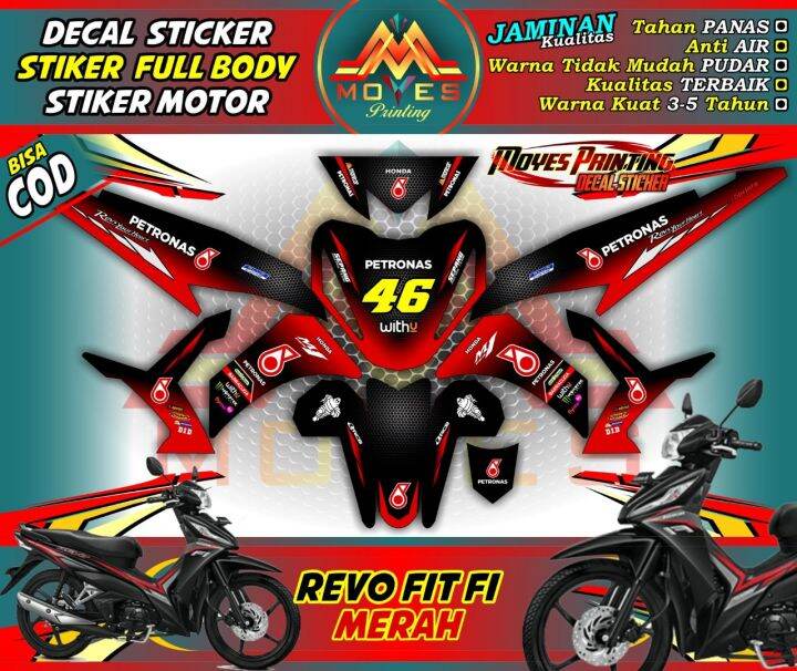 BISA COD BAYAR DI TEMPAT Decal Sticker Revo Fit Fi Decal Stiker