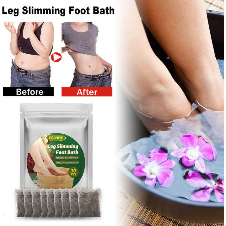 Pantorastar Eelhoe Pcs Leg Slimming Wormwood Foot Bath Bag Ginger