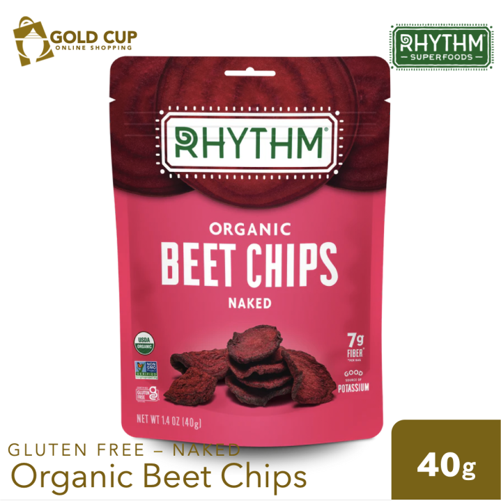 Rhythm Superfoods Organic Beet Chips Naked 40g Lazada PH