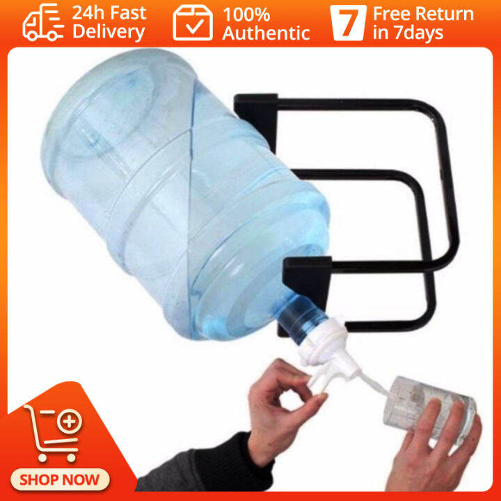 Portable Mineral Water Gallon Holder Rack Faucet Detachable Bracket