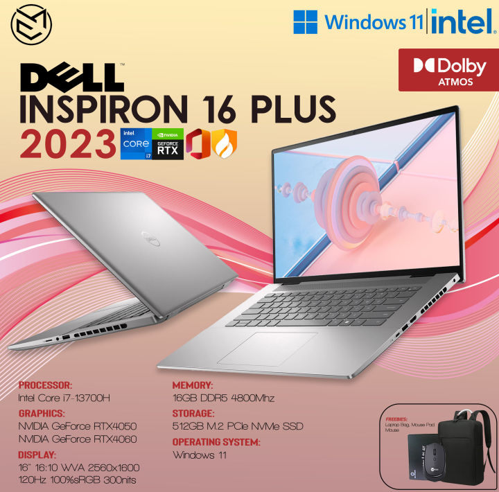 DELL Inspiron 16 Plus 2023 I7 13700H RTX4060 RTX4050 16 2560x1600