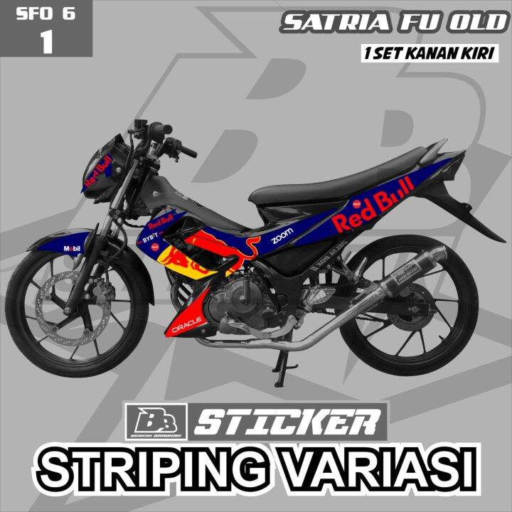 Striping Satria Fu Barong Bisa Hologram Striping Satria Barong