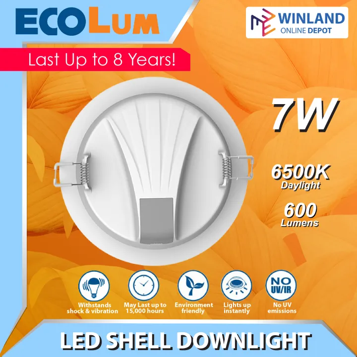 FIREFLY By Winland ECOLUM 5 Shell Downlight 7W LED Daylight