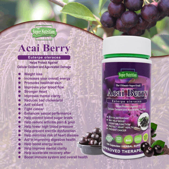 Acai Berry Organic Capsules S Lazada Ph