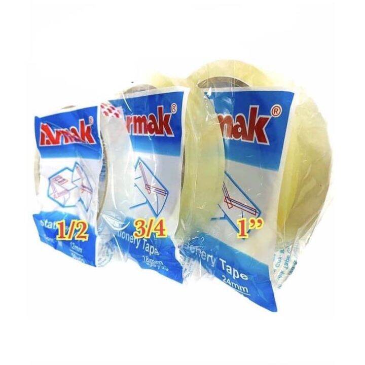 Armak Stationary Tape Yards Clear Mm Roll Lazada Ph