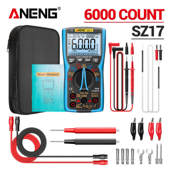 Aneng Sz Smart Digital Multimeter Kit With In Combination Line