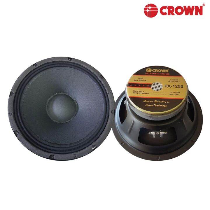 Crown PA 1250 500 W 12 Inch Speaker Crown Instrumental Speaker