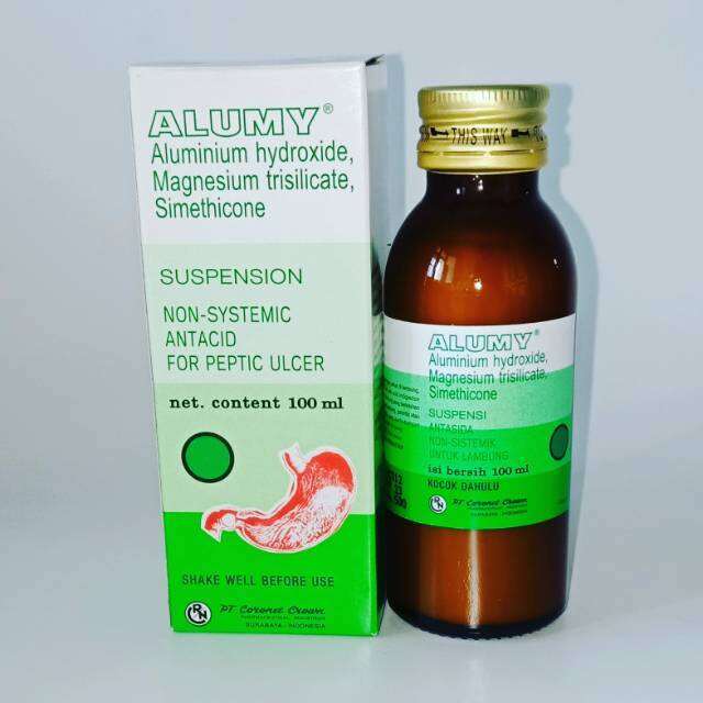 ALUMY SIRUP 100 ML CORONET OBAT MAAG OBAT LAMBUNG OBAT GASTRITIS OBAT