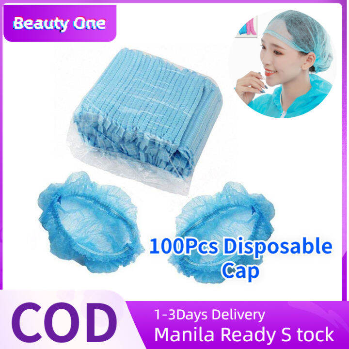 Pcs Disposable Surgical Cap Disposable Non Woven Bouffant Caps Head