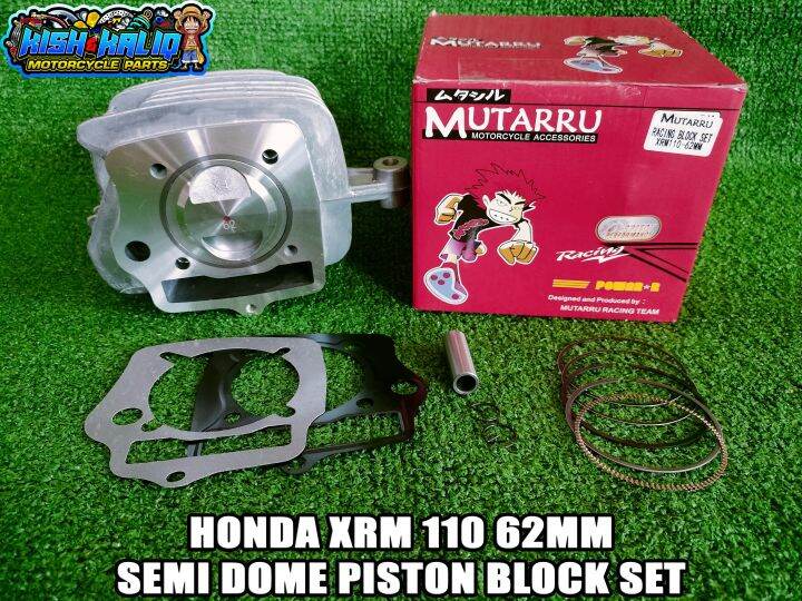 Mutarru Honda Xrm Mm Semi Dome Piston Cylinder Block Set Lazada Ph