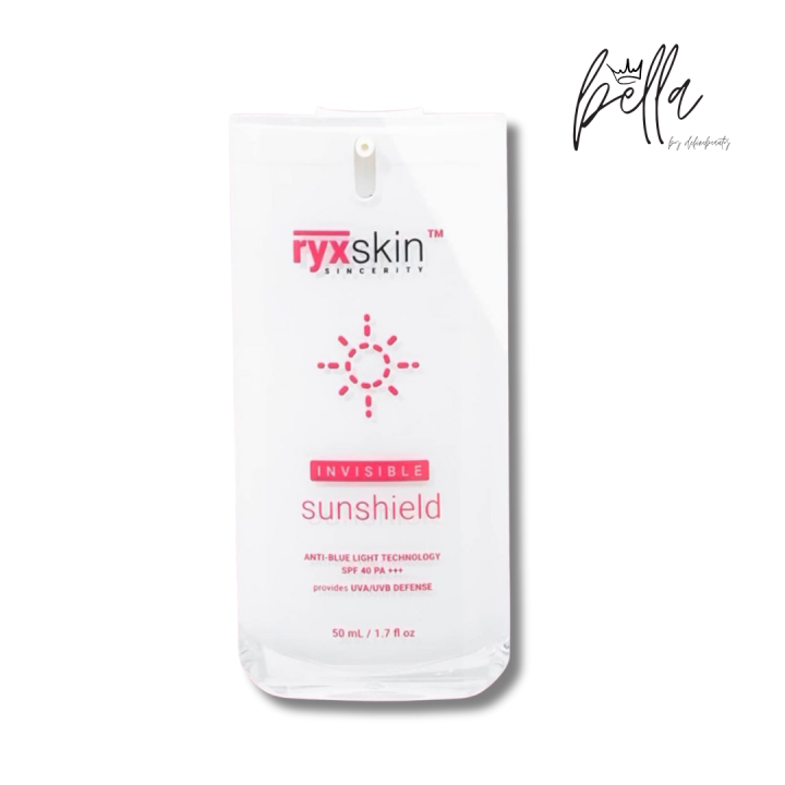 RYX SKIN Invisible Sunshield With SPF 40 Sun Protection Sunscreen Broad