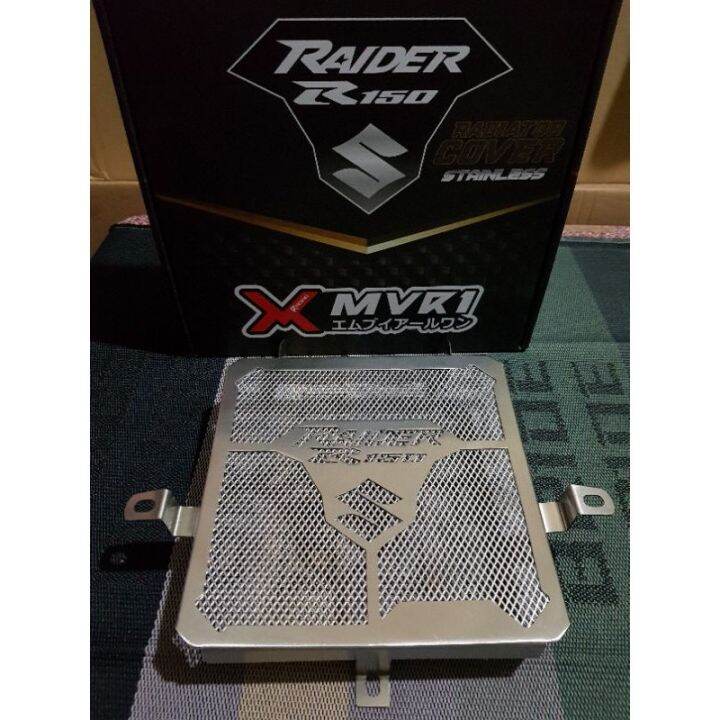 MVR1 STAINLESS RADIATOR COVER FOR RAIDER 150 Fi Lazada PH