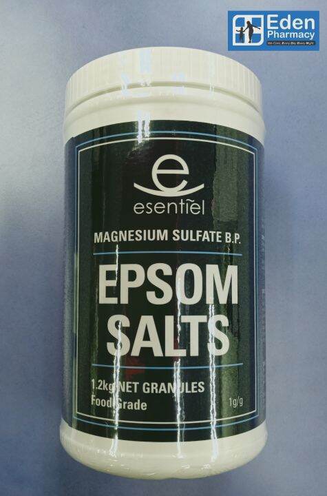 Esentiel Magnesium Sulfate B P Epsom Salts 1 2kg Lazada