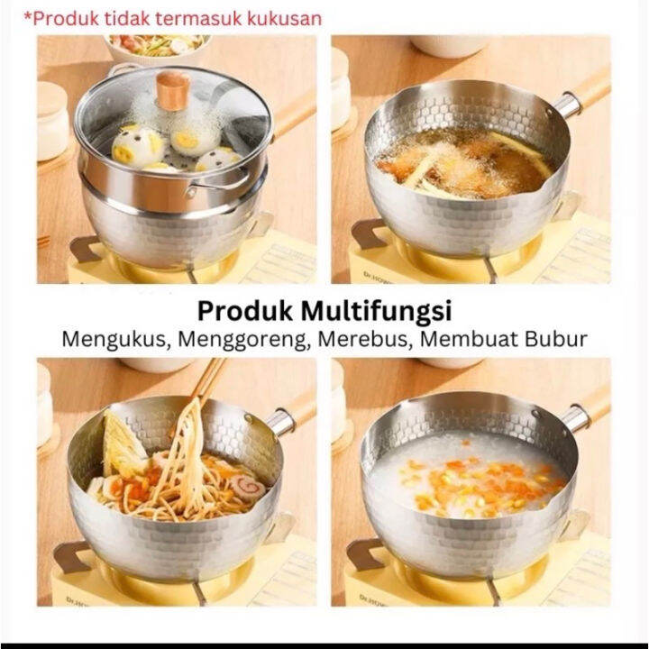 Panci Susu Aluminium Ayano Panci Serbaguna Panci Masak Mie Instan