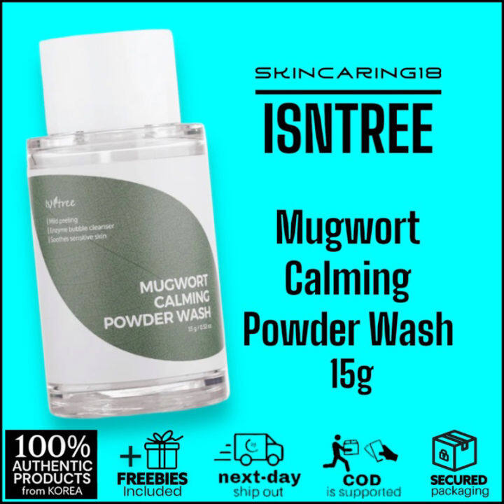 ISNTREE Mugwort Calming Powder Wash 15g By SkinCaring18 Lazada PH