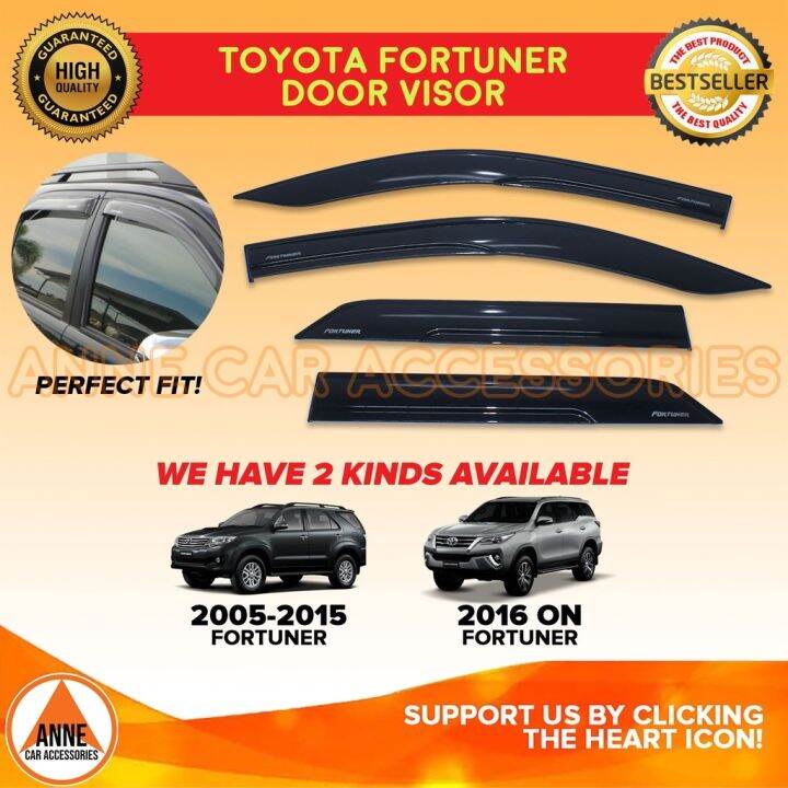 Toyota Fortuner Oem Rain Guard Window Visor