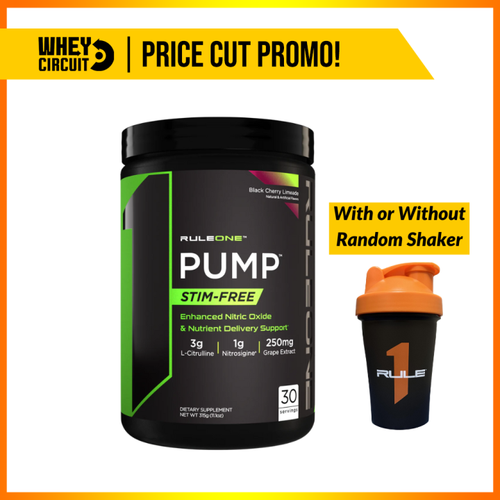 Rule Pump Stim Free Enhanced Nitric Oxide Nutrient Delivery Support