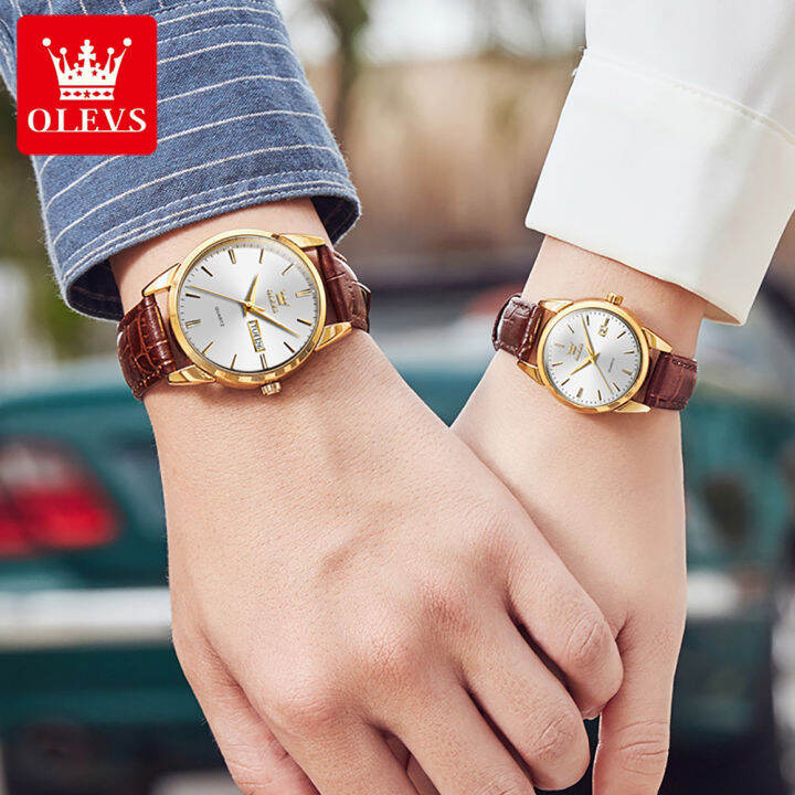 OLEVS Couple Relo Sale Buy 1 Take 1 Waterproof Original 2022 Pawnable