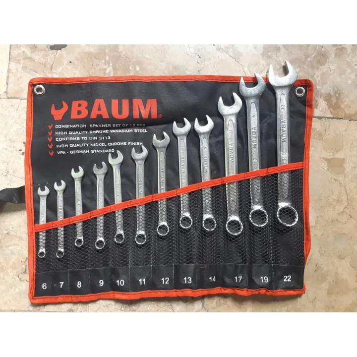 Baum Heavy Duty Combination Wrench Set Mm Lazada Ph