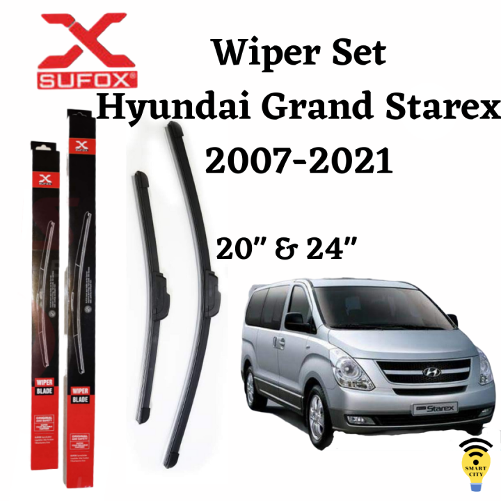 SUFOX Wiper Blade Hyundai Starex 2007 2021 Set Universal Banana Type