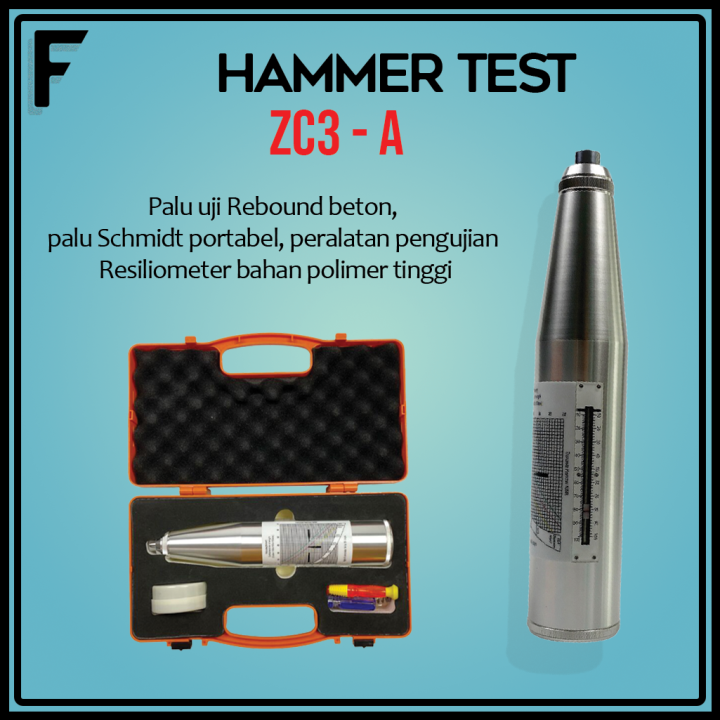 ALAT UJI HAMMER TEST BETON ALAT UJI KUAT TEKAN BETON ZC3A Lazada