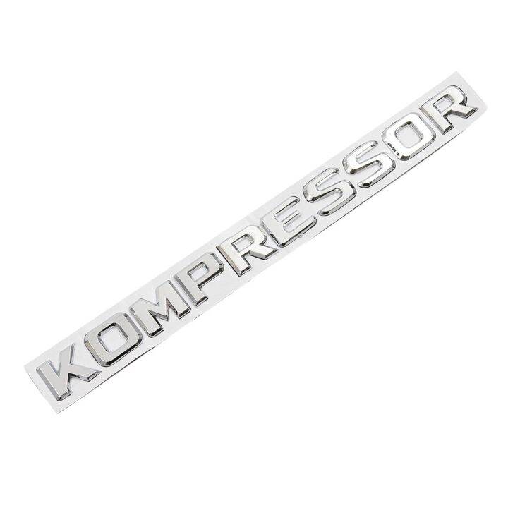 Chrome D Kompressor Badge Emblem For Slk Clk Sl Cls Gl A B C E S Class