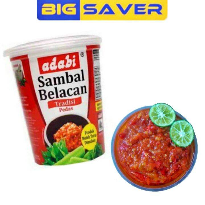 Adabi Sambal Belacan Tradisi 180g Lazada