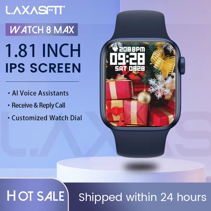 Laxasfit Watch Max Smart Watch For Men Women Fitness Tracker