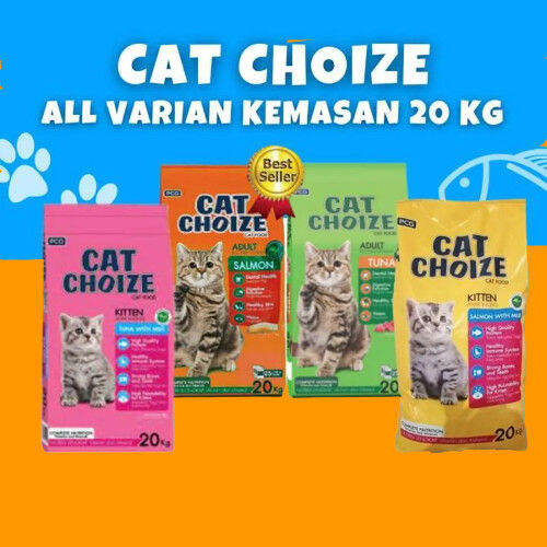 Makanan Kucing Cat Choize Kitten All Varian 20 Kg Lazada Indonesia