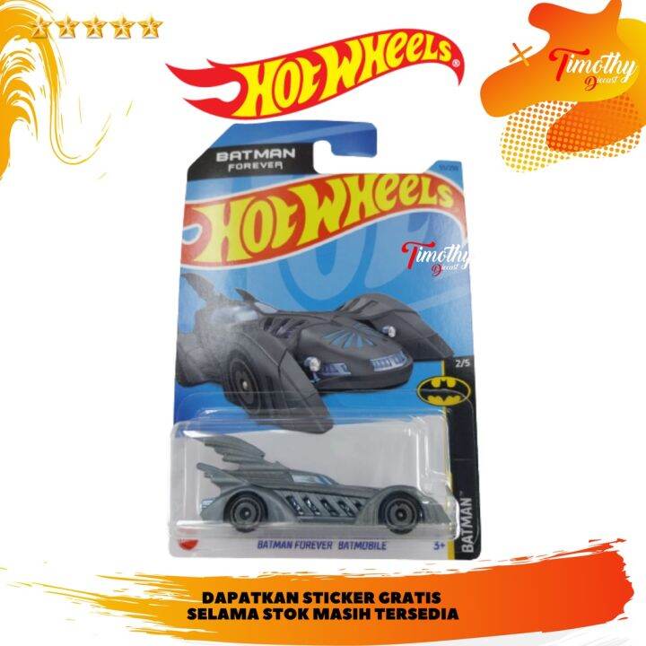 Hot Wheels Batman Forever Batmobile Abu Abu Lazada Indonesia