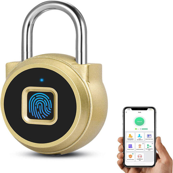 ELinkSmart Fingerprint Padlock Smart Padlock With Keyless Biometric