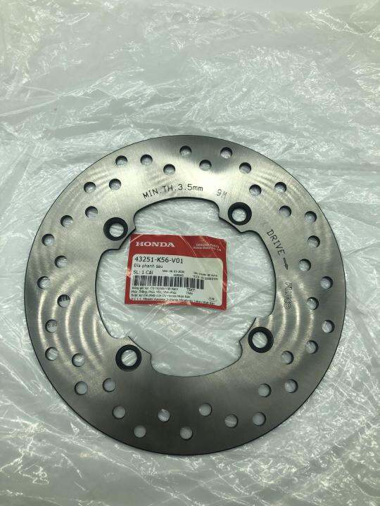 HONDA RS150 REAR DISC PLATE ORI HONDA BSH PIRING DISC BELAKANG ORIGINAL