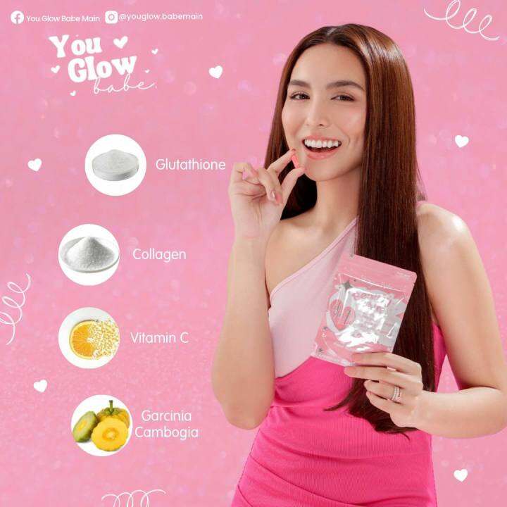 YOU GLOW BABE COLLAGEN GLUTATHIONE BEAUTY WHITE Lazada PH