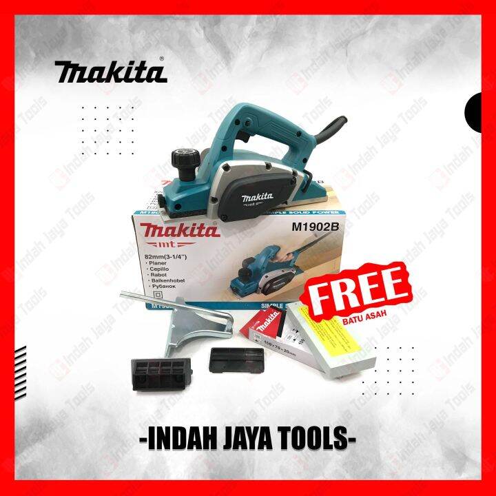 MAKITA M1902B Mesin Serut Kayu Planer Sugu Ketam Pasah Planner M 1902B