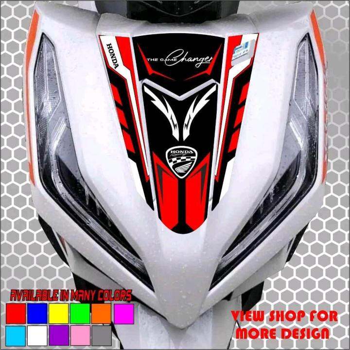 Honda Click V Front Panel Sticker Printed Laminated Waterproof Lazada Ph