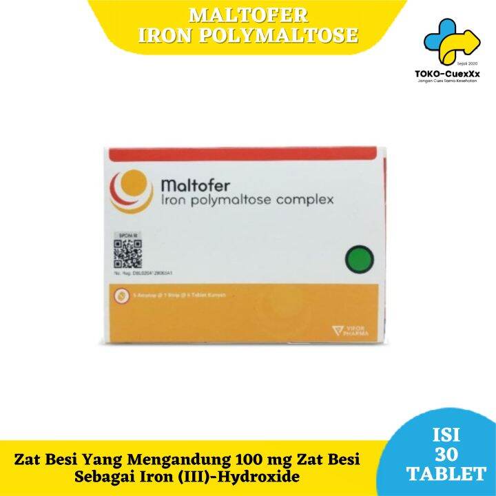 Maltofer Chewable Box Isi Tablet Kunyah Penambah Darah Anemia