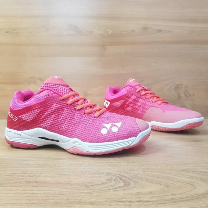 Yonex Power Cushion Aerus Pink Wanita Sepatu Badminton Cewek