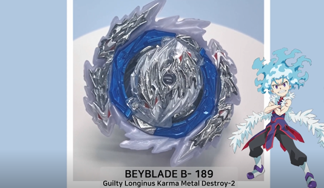 Bey Blade Burst B Guilty Longinus Karma Metal Destroy B