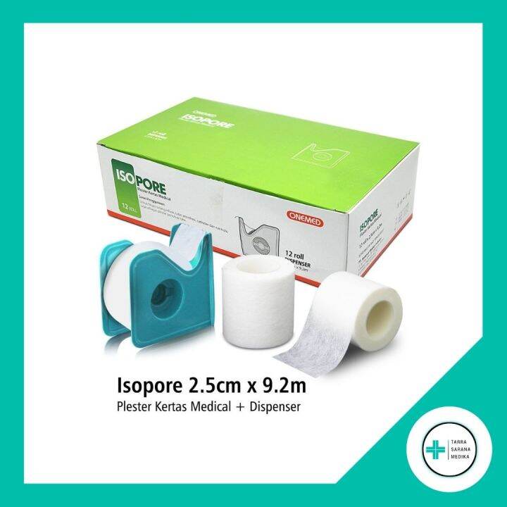 OneMed Isopore Plester Kertas Medical Dispenser 1 25x9 2 2 5x9 2