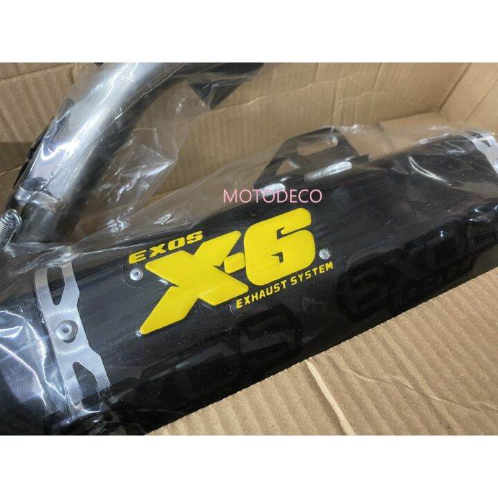 EXOS PIPE X6 for HONDA CLICK VERSION 2 VERSION 3 GAME CHANGERღ Lazada PH