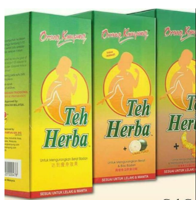 Teh Herba Orang Kampung Original Asli Halia Limau Lazada