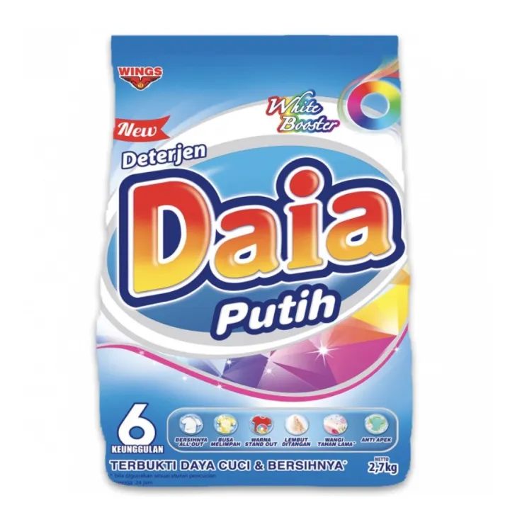 Daia Putih Deterjen Bubuk 1 7 Kg Lazada Indonesia