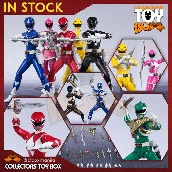 Shodo Super Kyoryu Sentai Zyuranger Mighty Morphin Power Rangers Set